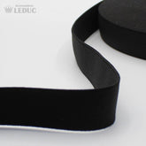 25m Knitted Elastic Black or White - ACCESSOIRES LEDUC BV